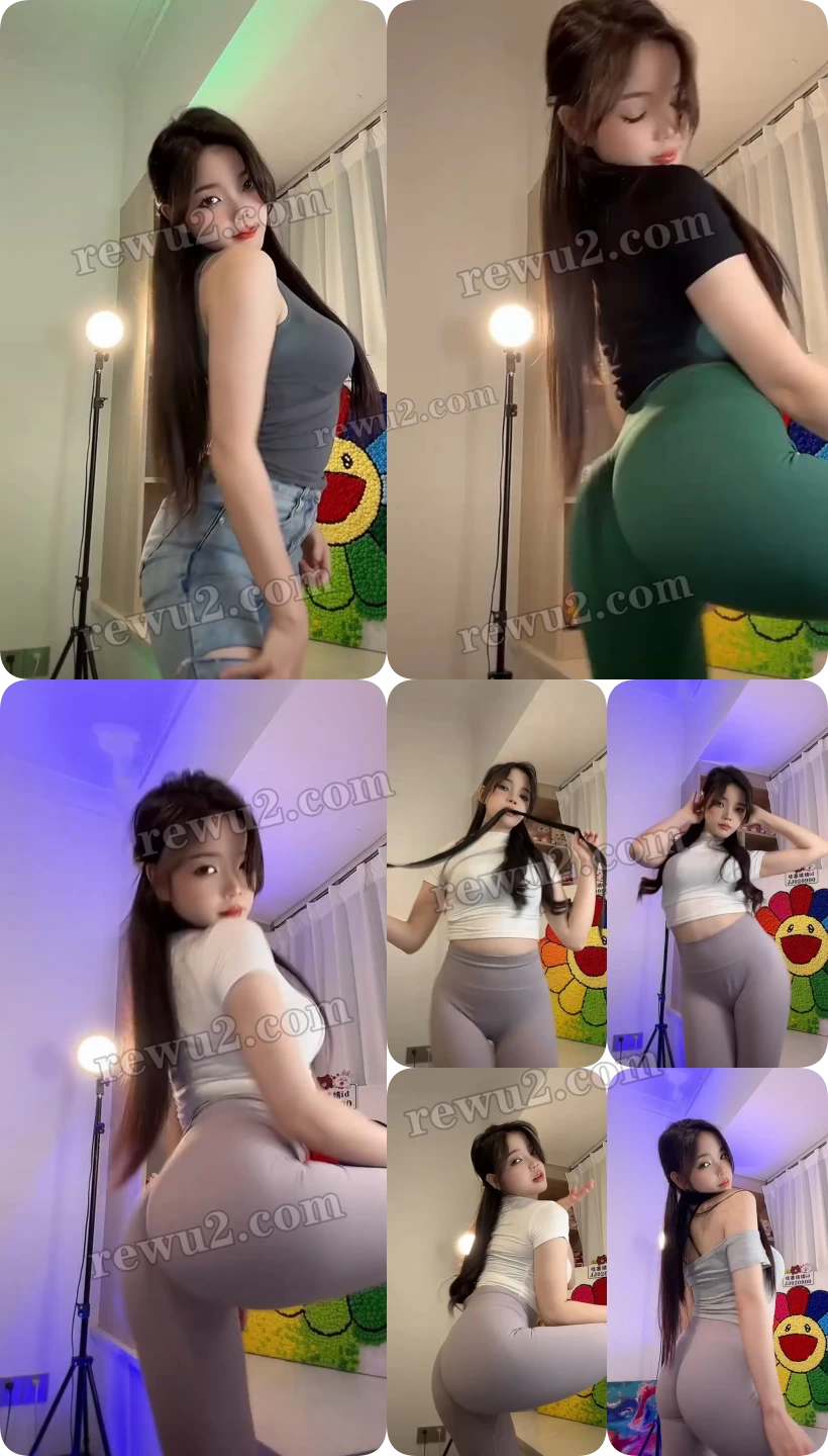 【快手主播】哇塞婧婧  美臀欣赏 跳舞录屏 无水印 （8v/410m）-完美coser-漫拍社