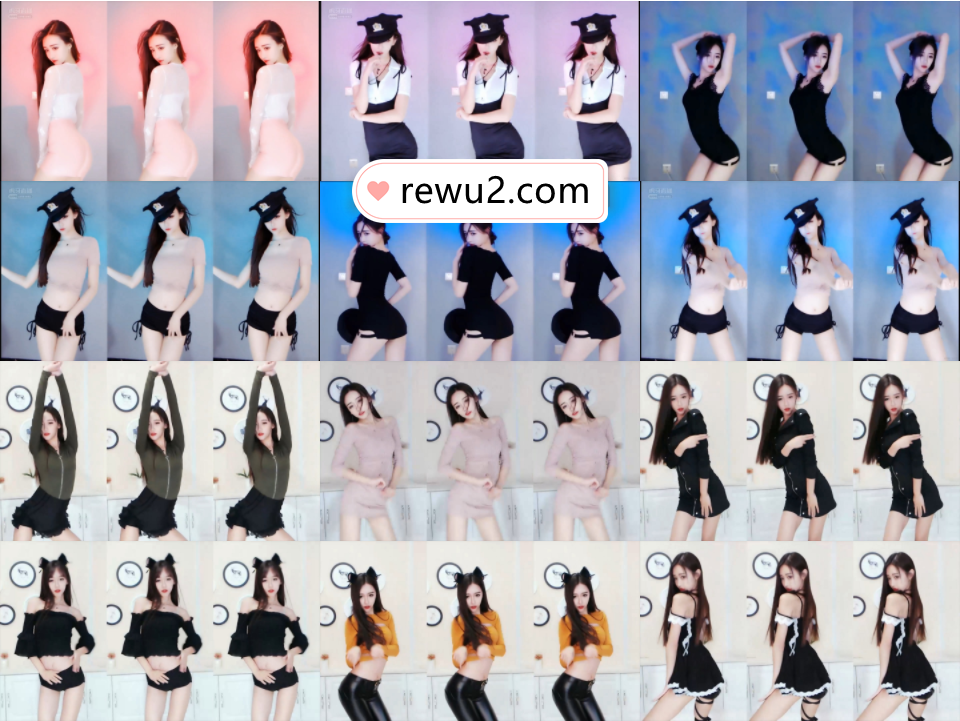 【网易CC主播】颜值苗条 嘉艺(原虎牙 沐希) 直播跳舞大合集！第二套(91V 5G)-最佳coser-漫拍社