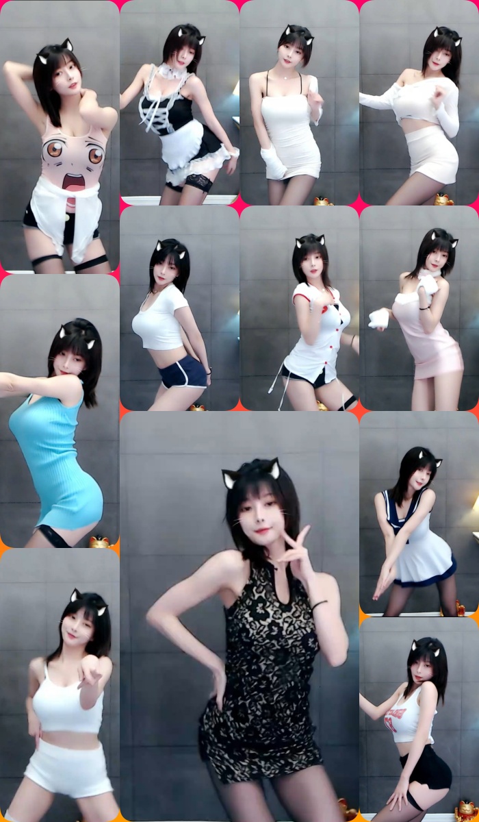 【虎牙主播】 MH布丁 超甜小布丁 跳舞视频精选 A（19v/1.43g）-精美作品-漫拍社