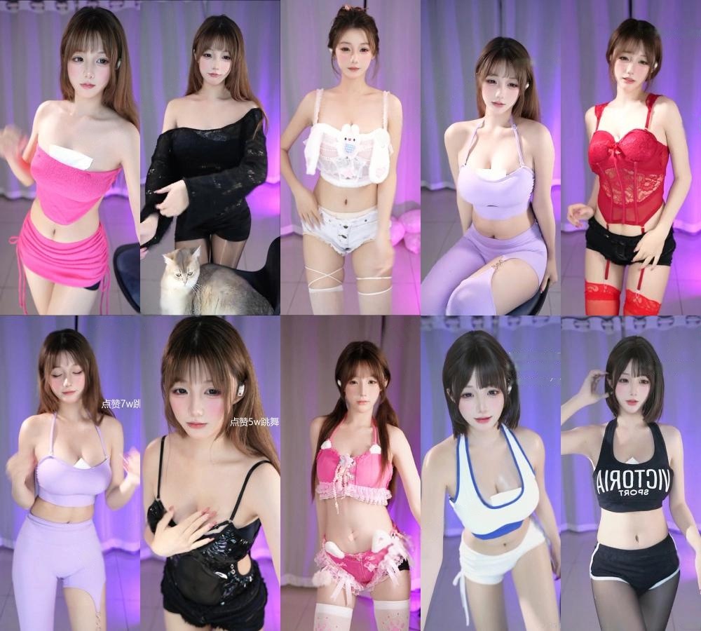 B站UP主一条小糖糖直播跳舞精选合集-值得收藏-漫拍社