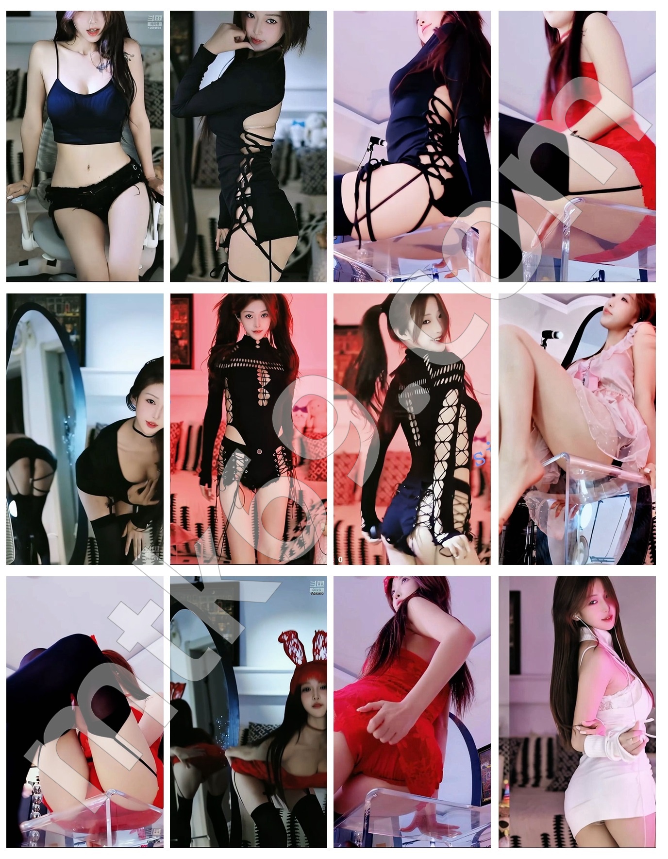 斗鱼丨呆谜兔 斗鱼新晋人气主播擦边骚舞精选 [17V/1.9GB]-超级漂亮-漫拍社