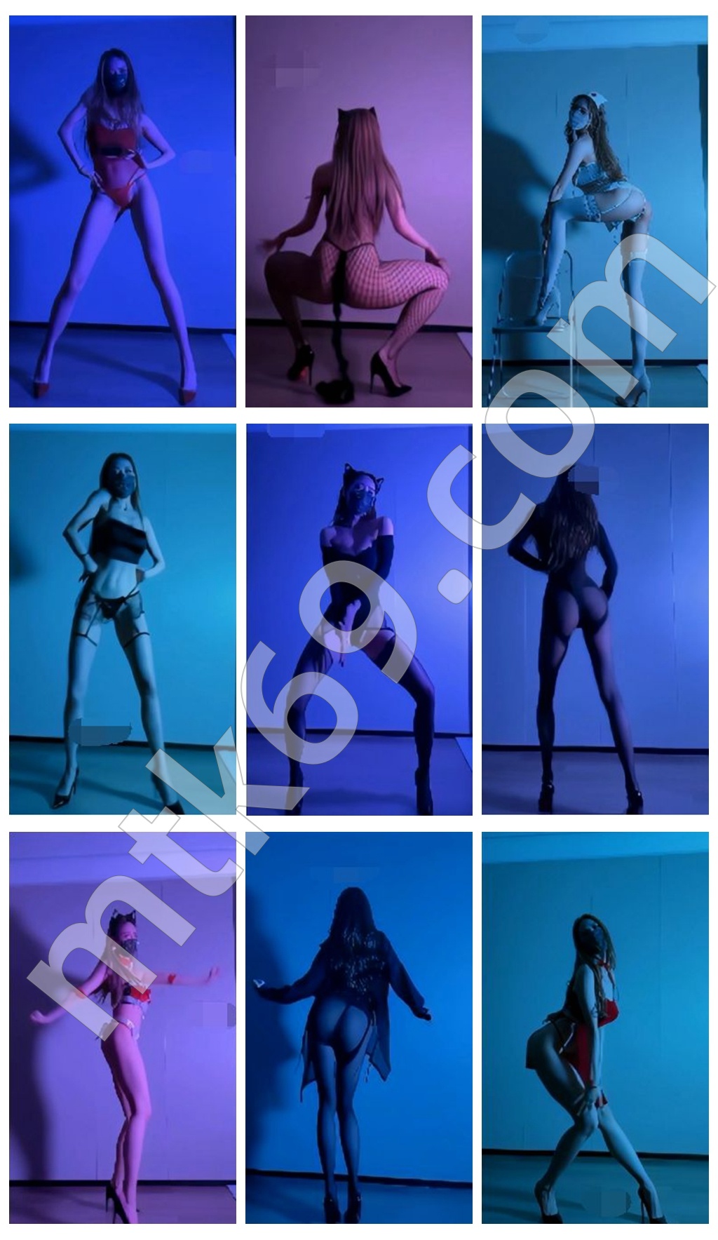 抖音丨爱跳舞的小野猫 大尺度节奏骚舞 [55V/906MB]-不看后悔-漫拍社