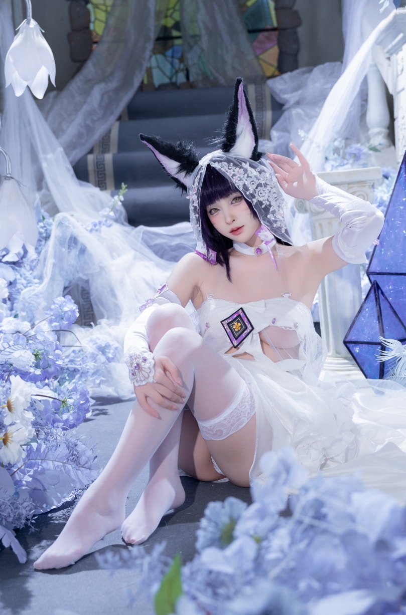 清水由乃 碧蓝航线 武藏 紫藤花-最佳coser