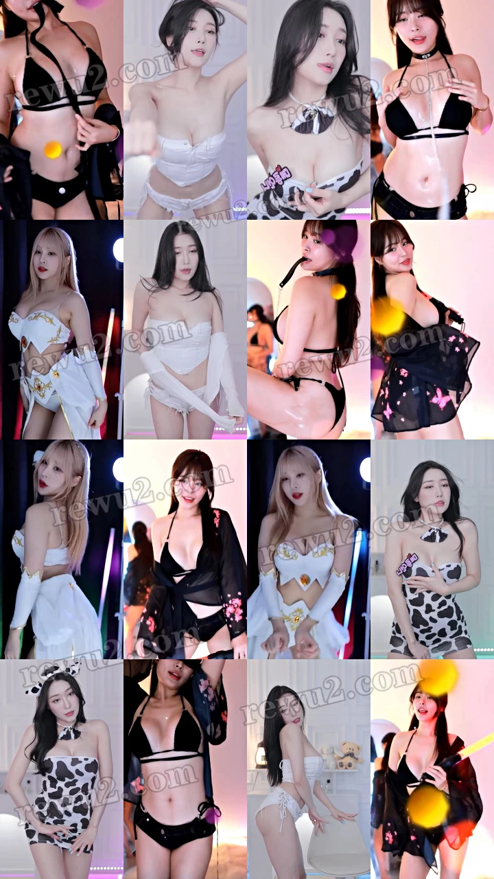 【韩国主播】afreecatv 李曼颂 礼允 haruzzxng 直播跳舞 无水印（9V1.71G）-完美佳人-漫拍社