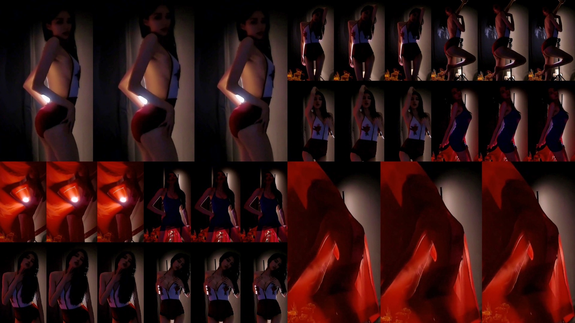 【网易CC主播】白妖妖 影子舞 跳舞福利 原版无水印（3V1.09G）-非常赞-漫拍社