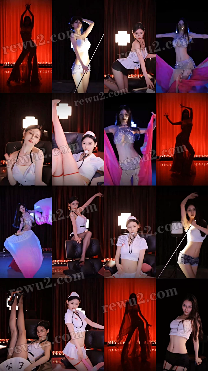 虎牙主播 陈莫沫吖 精选跳舞福利(12V1.5G)-超级漂亮-漫拍社