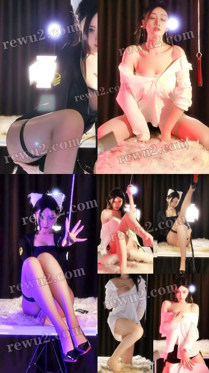 虎牙主播 暴汁小秘密 狐狸尾 邻家姐姐杏感桌子舞配道具 (14V1.77G)-超级漂亮-漫拍社