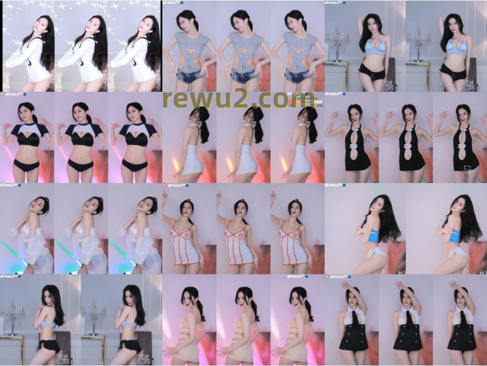 【韩国主播】afreeecatv 姚伍宁 直播跳舞精选 (12V2.43G)-美女推荐-漫拍社