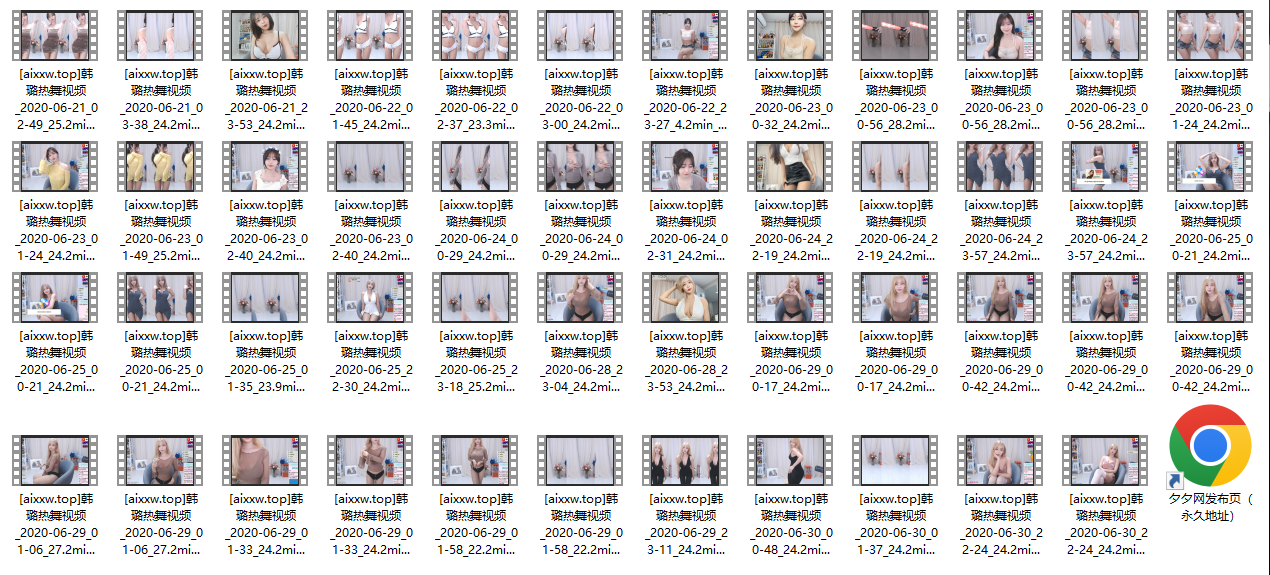 韩国主播BJ韩璐(하루)跳舞视频合集 [129V/27.9G]-优质作品