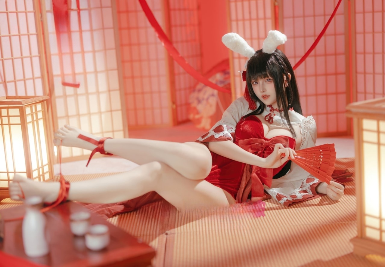 屿鱼 碧蓝航线 大山·祈愿的巫女兔-值得收藏-漫拍社