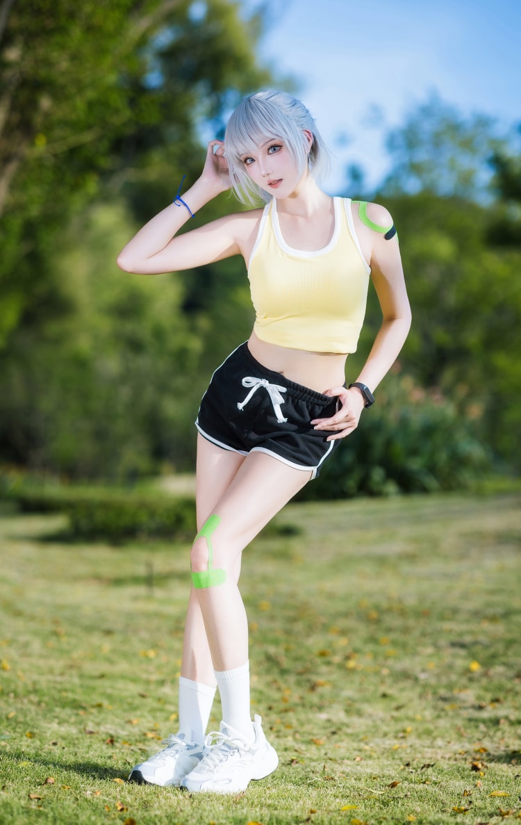 瓜希酱 灵笼-白月魁运动服-最佳作品