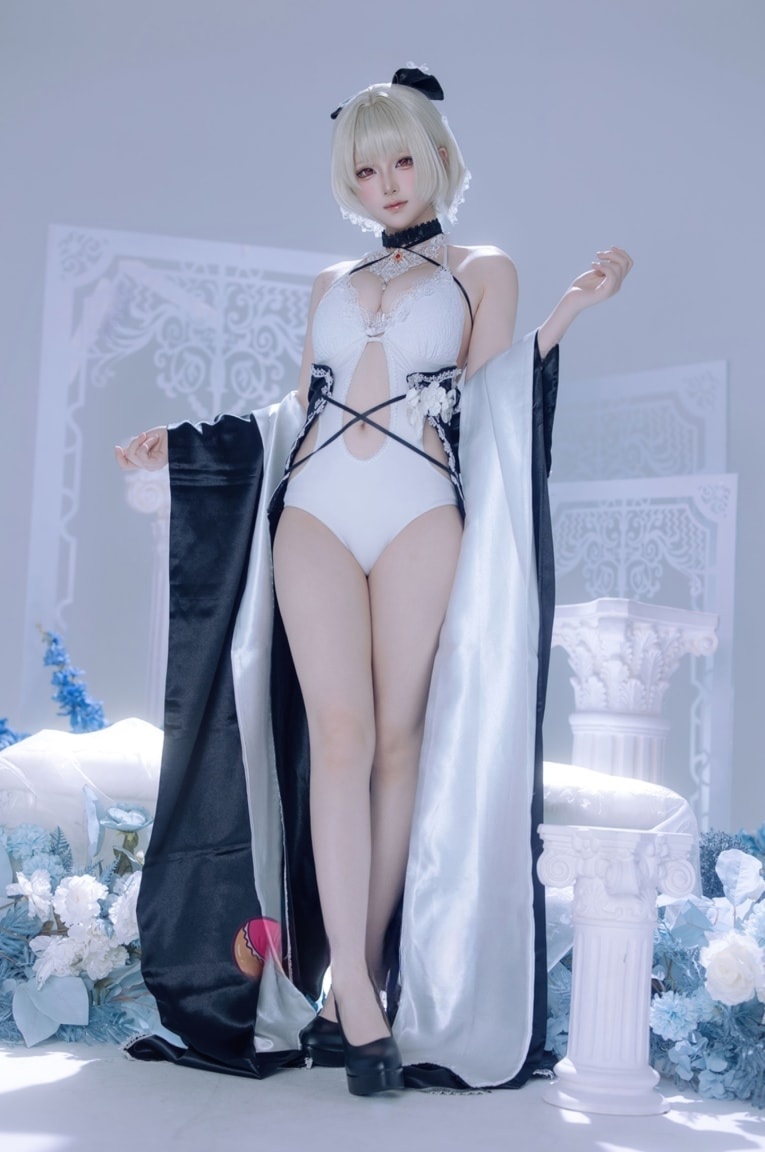 屿鱼 碧蓝航线 可畏同人礼服-coser推荐-漫拍社