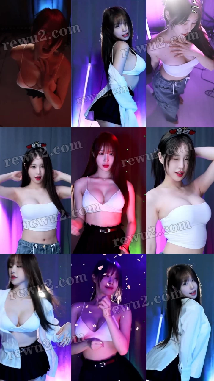 【韩国主播】afreecatv woohankyung 直播跳舞 无水印（10V1.88G）-性感美女-漫拍社