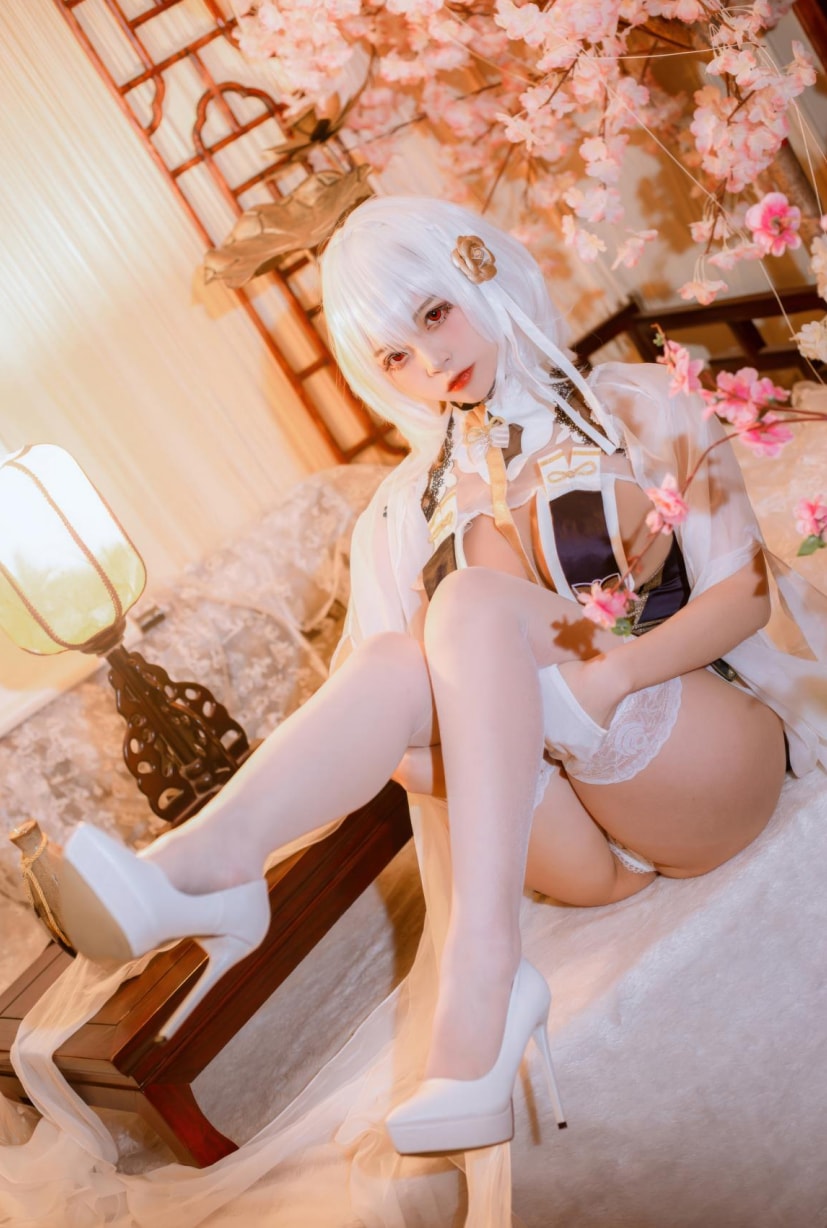 二佐Nisa – 碧蓝航线-天狼星旗袍-性感美女