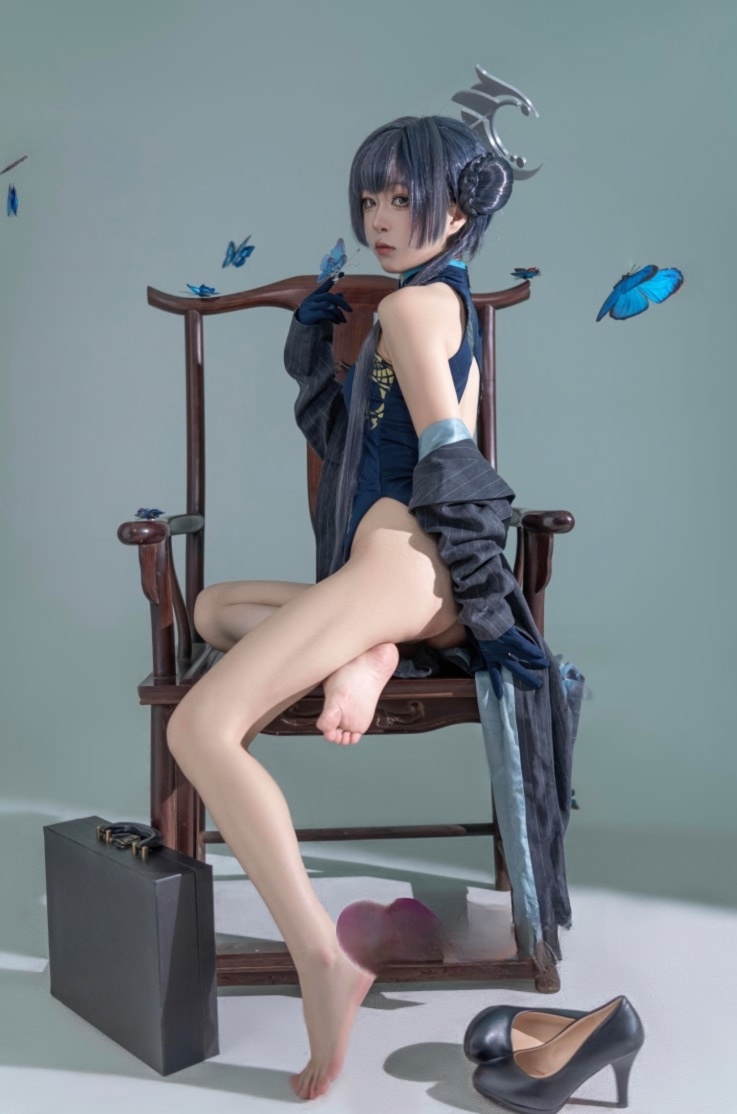 矢量鱼 蔚蓝档案 龙华妃咲-完美coser