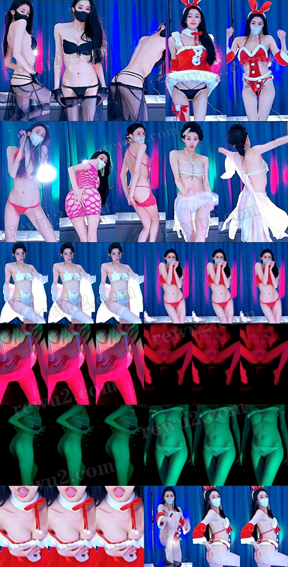 【网易CC】白妖妖 千元大尺度定制跳舞 汝贴丁字高挑白皙肉体 唯美古风 原版无水印(12V5.02G)-性感美女-漫拍社