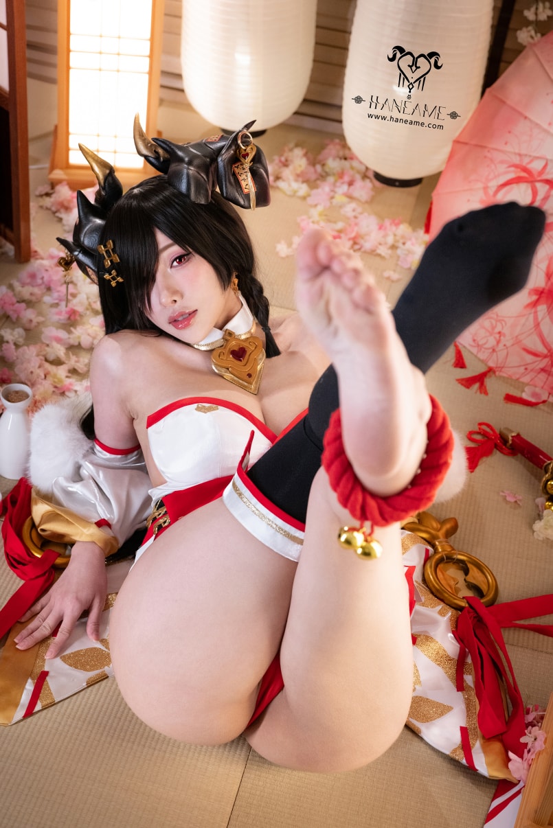 雨波HaneAme – Lustful Goat Miko 邪羊巫女写真书-收藏版