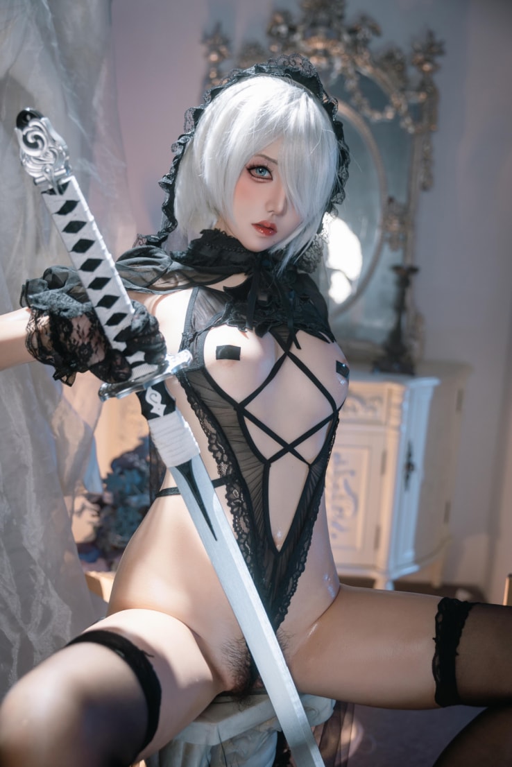 阿薰kaOr – 尼尔·机械纪元-2B黑花嫁-优质作品