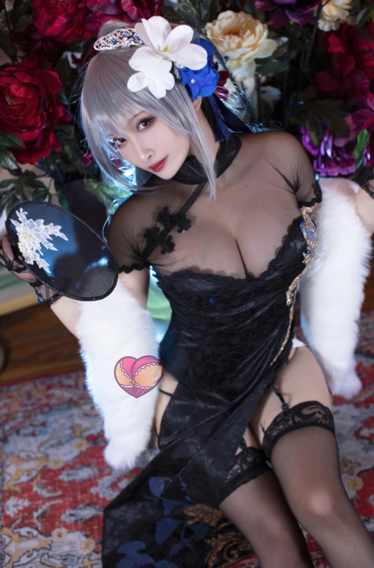 洛璃LoLiSAMA 碧蓝航线 路易九世旗袍-小编强推-漫拍社