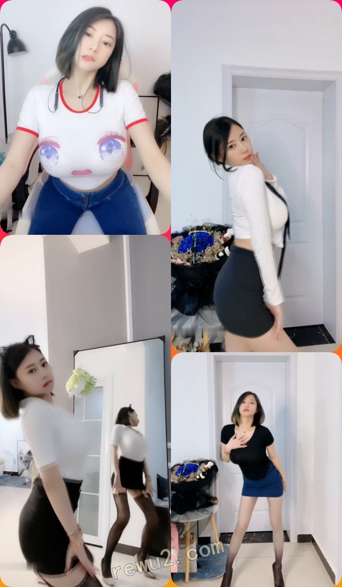 【快手主播】小奶球 7月 跳舞福利 球球摇摆舞动（4V/229M）-不看后悔-漫拍社