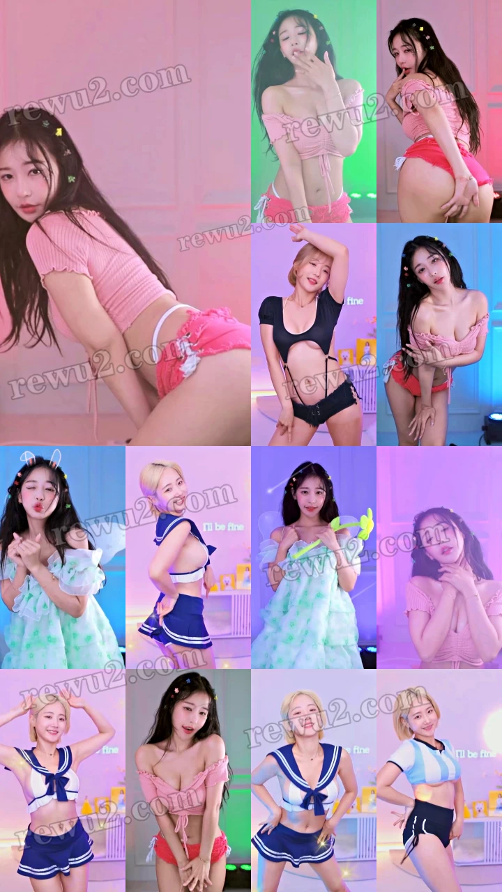 【韩国主播】afreecatv 程珠 sol3712 直播跳舞 无水印（9V1.51G）-珍藏版-漫拍社