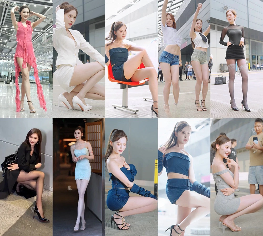 饭拍秀车模小龙鼠王丽雯收藏合集-非常赞-漫拍社