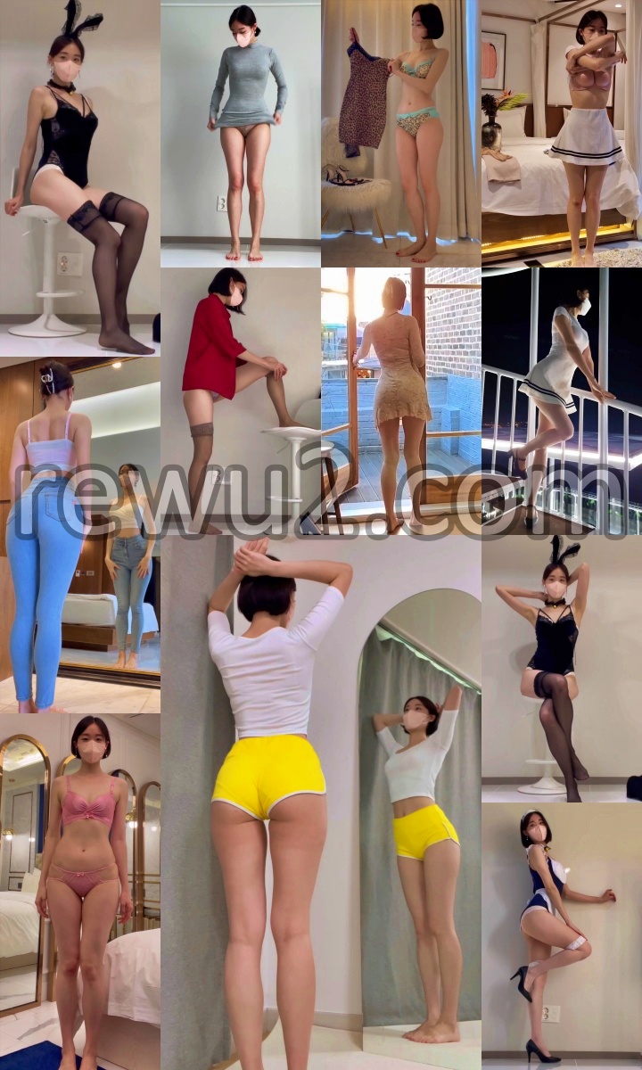 【韩国主播】伊芙琳 仅内衣裤换装视频 原版无水印（17V9.4G）-性感美女-漫拍社