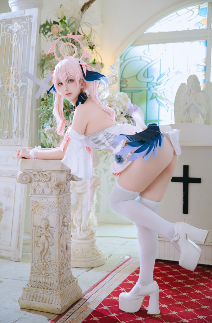 日奈娇 蔚蓝档案-下江小春花嫁-最佳coser