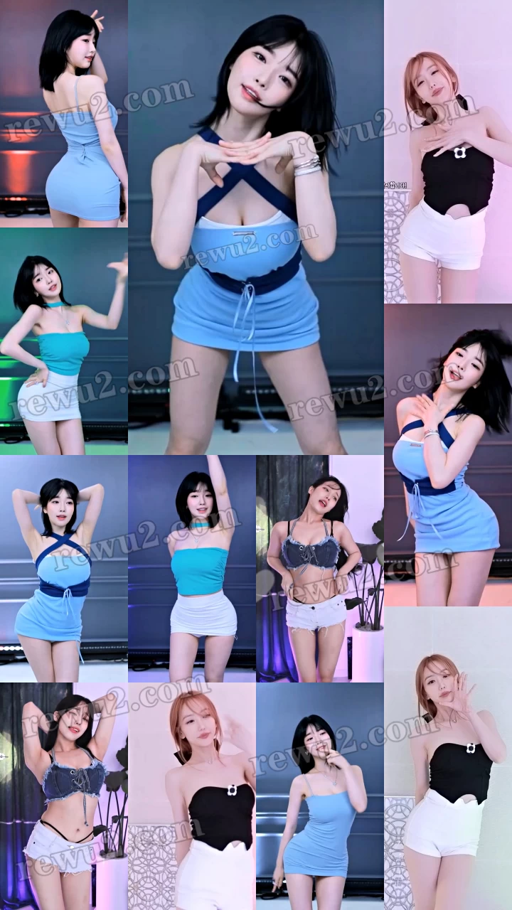 【韩国主播】afreecatv 诗妍 诗雅 阿米 直播跳舞 无水印（8V1.5G）-美女推荐-漫拍社