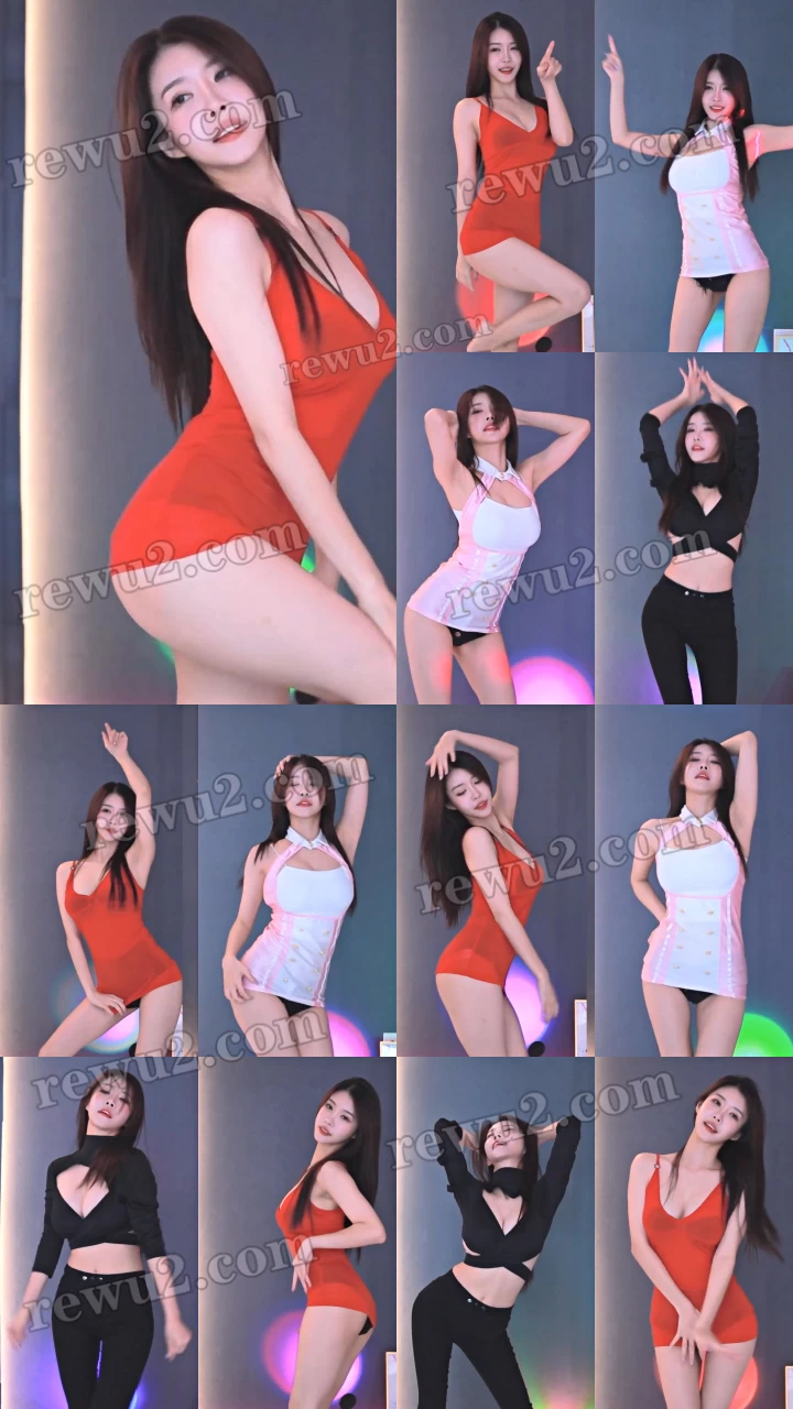 【韩国主播】afreecatv 何珍 直播跳舞 无水印（5V1.11G）-让人受不了-漫拍社