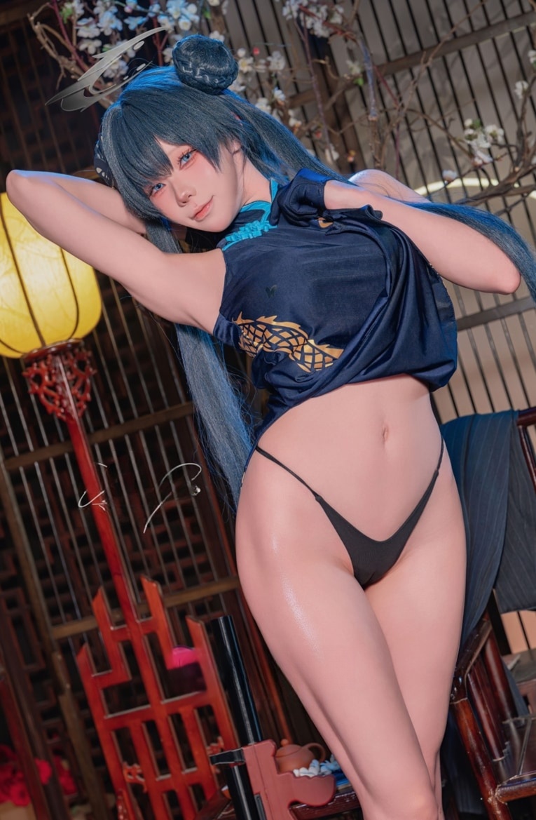 咬一口兔娘 2026年4月作品『碧蓝档案龙华妃咲』-值得珍藏-漫拍社