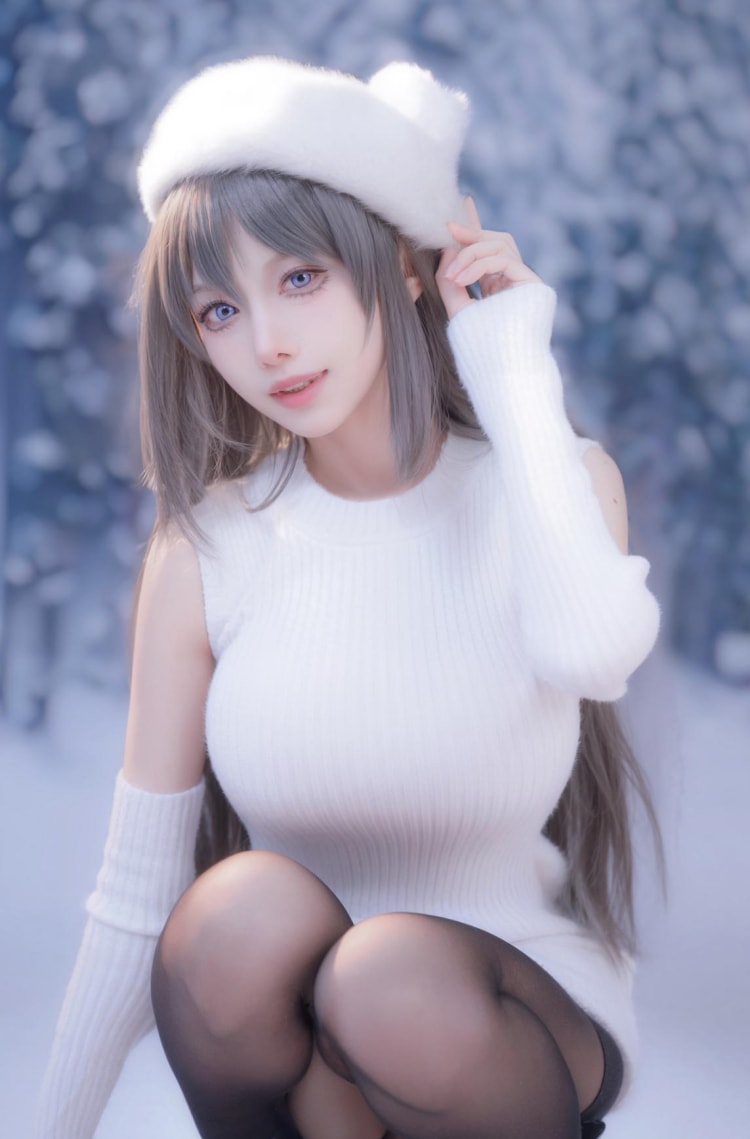 Shika小鹿鹿 麻衣学姐-完美coser-漫拍社