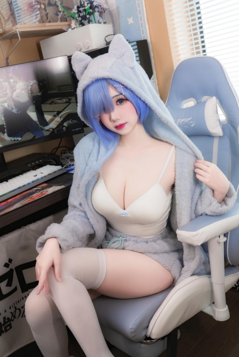 雪晴Astra 蕾姆猫猫-快来一看-漫拍社