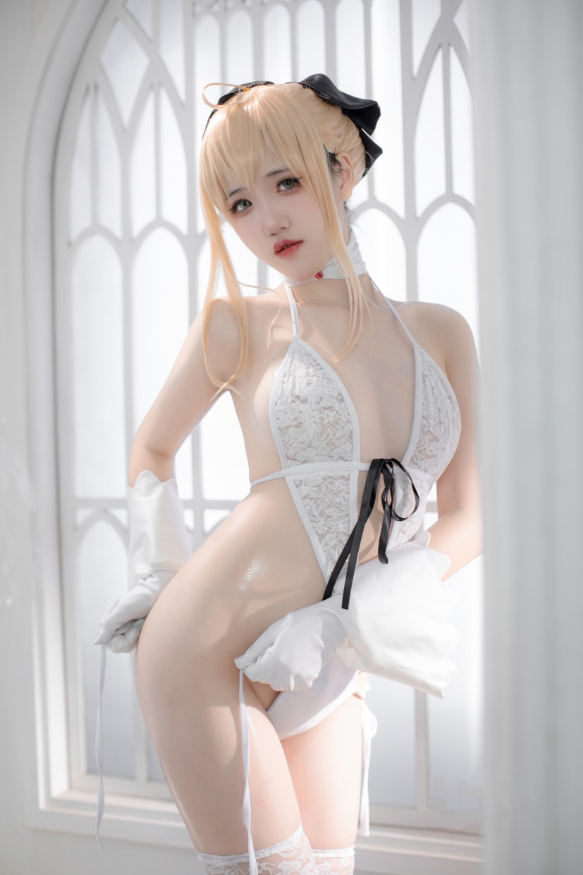 阿薰kaOri – FGO 白Saber-值得收藏-漫拍社