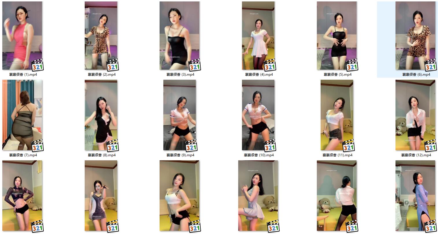 【快手主播】襄襄很香 高级付费群跳舞福利合集 （74V3.07G）-完美coser-漫拍社