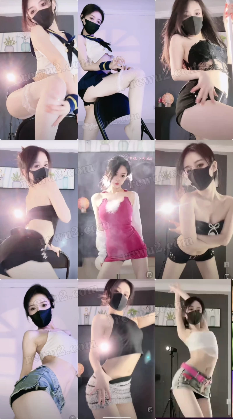 【抖音主播】hello77 跳舞录屏小号点舞 无水印（9v/1.02g）-小编强推-漫拍社