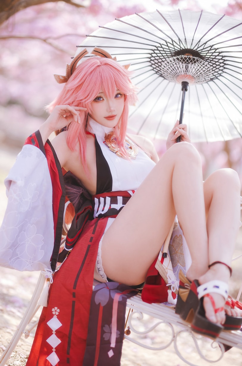 瓜希酱 原神 八重神子-值得珍藏-漫拍社