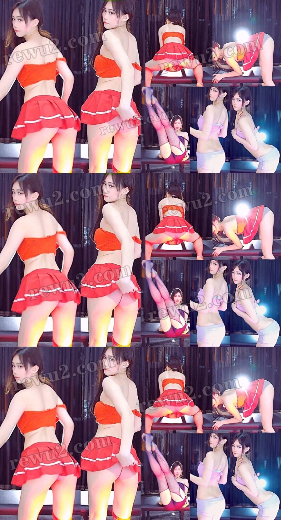 网易CC 灰灰娜 大c度定制舞蹈 高颜值高挑美钕 超短裙哒哒哒！(3V7分)-精美资源-漫拍社