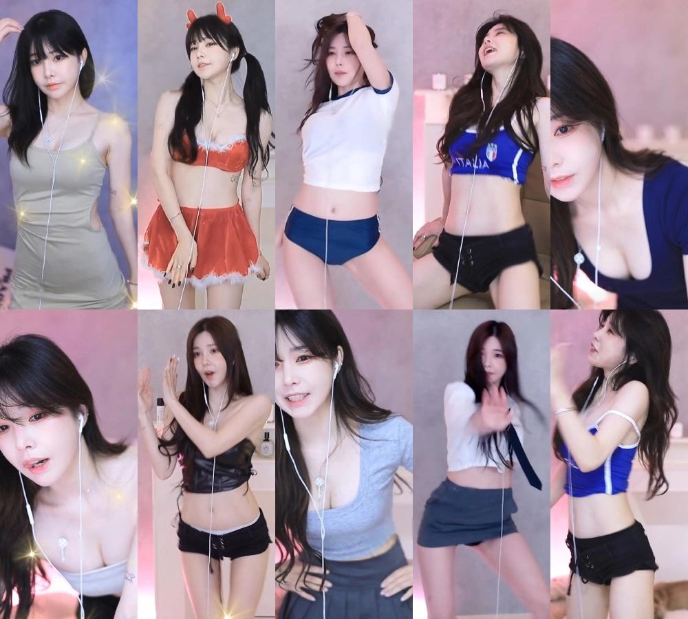 AfreecaTv韩国BJ蔡媛24年12月精选舞蹈合集-最佳coser-漫拍社