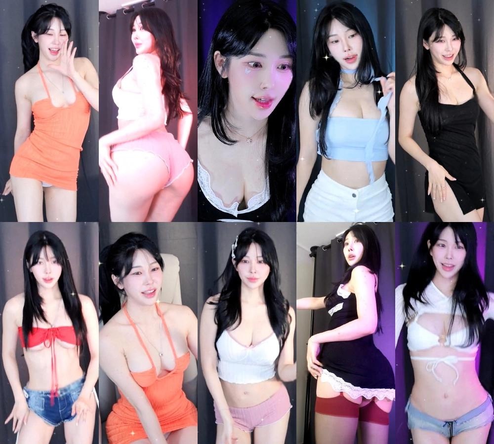 AfreecaTv韩国BJ绮丽24年10月精选舞蹈合集-coser推荐-漫拍社