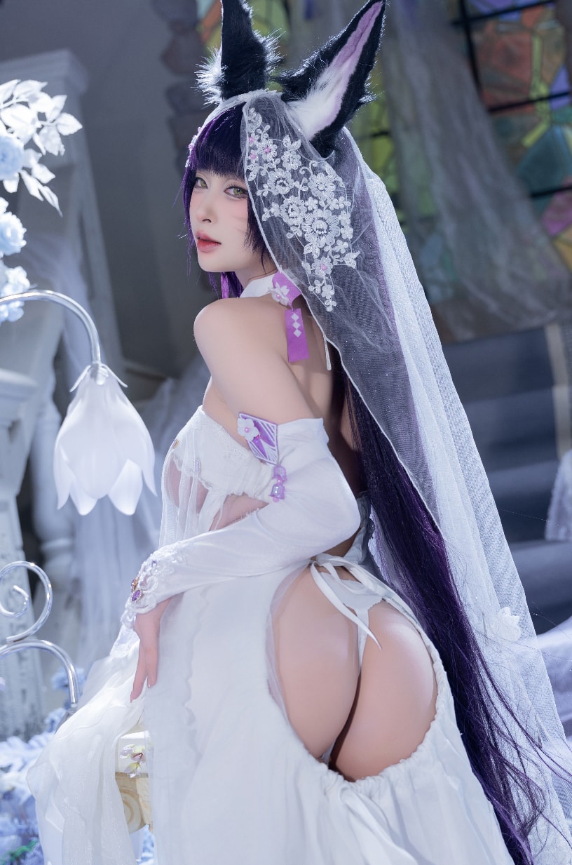 清水由乃 碧蓝航线 武藏 紫藤花-最佳coser