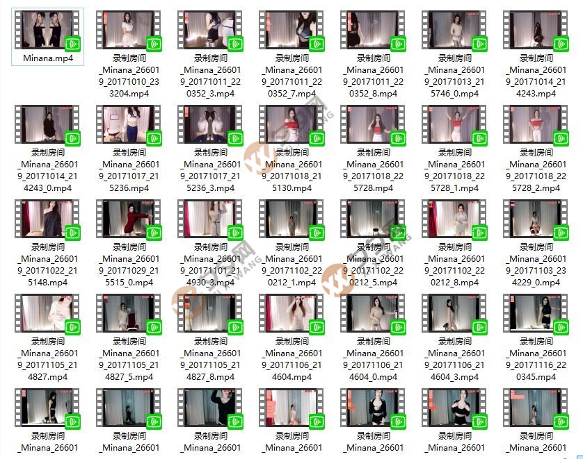 网红主播米娜Minana舞蹈视频合集[46V/4.36G]-最佳作品