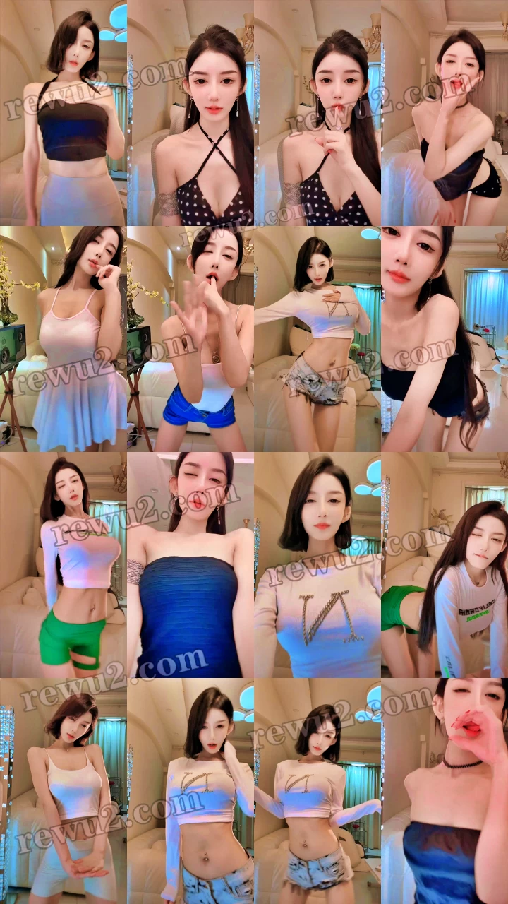 快手主播孙妮 在家直播即兴舞 白色吊带 礼服低沟 (26V6.65G)-最佳作品-漫拍社