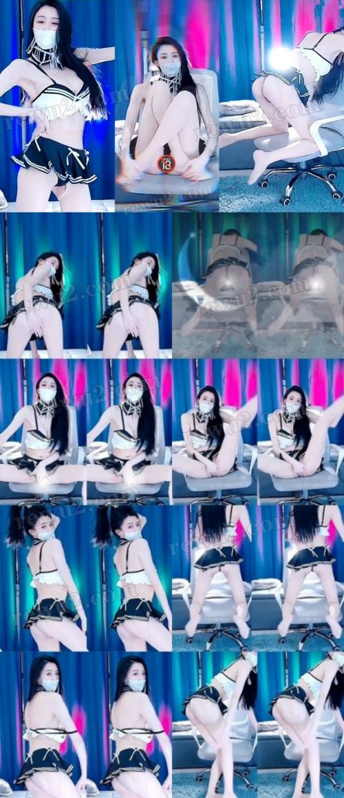 【网易CC】白妖妖 大尺度定制 开档丁字学生装 劲爆跳舞！原版无水印(1V469M)-超级漂亮-漫拍社