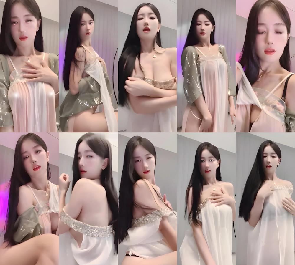 BIGO平台垚曦/宁依纯薄纱透视装-完美coser-漫拍社