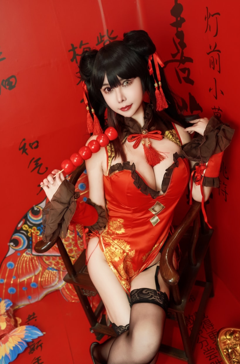 亚马逊鲶鱼 – 时崎狂三 旗袍-值得收藏-漫拍社