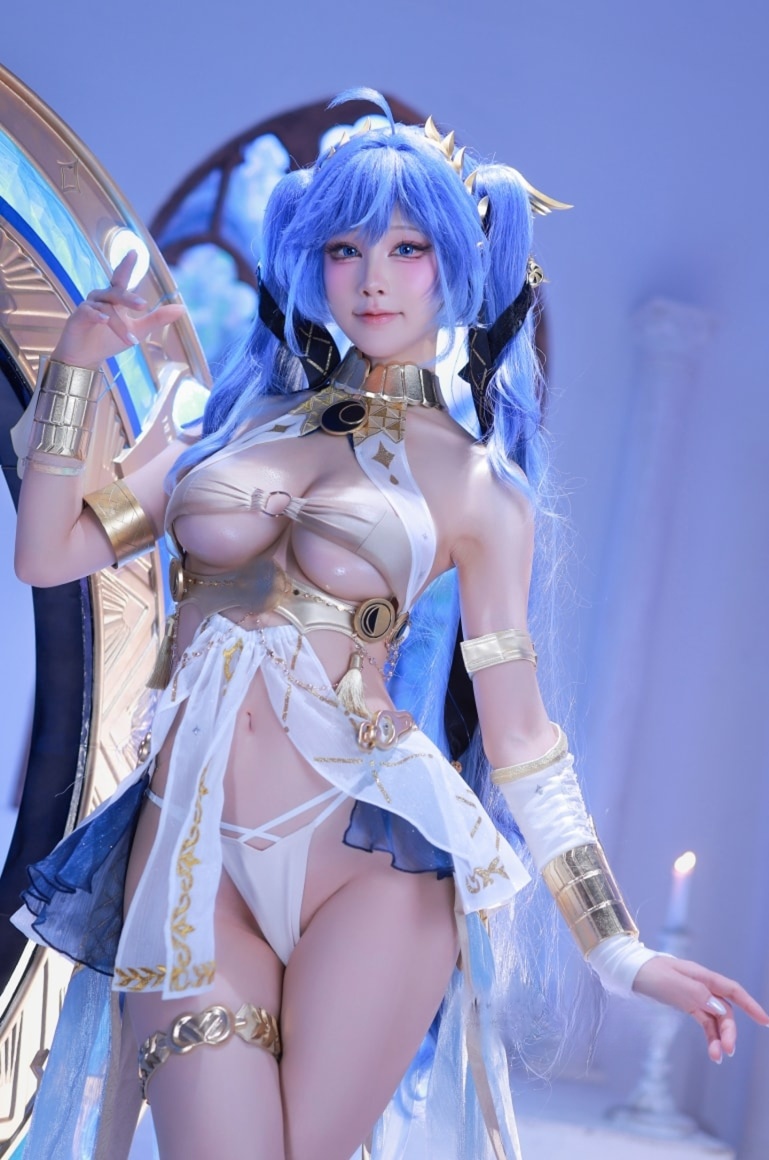 水淼aqua 鸣潮 尤诺-完美coser