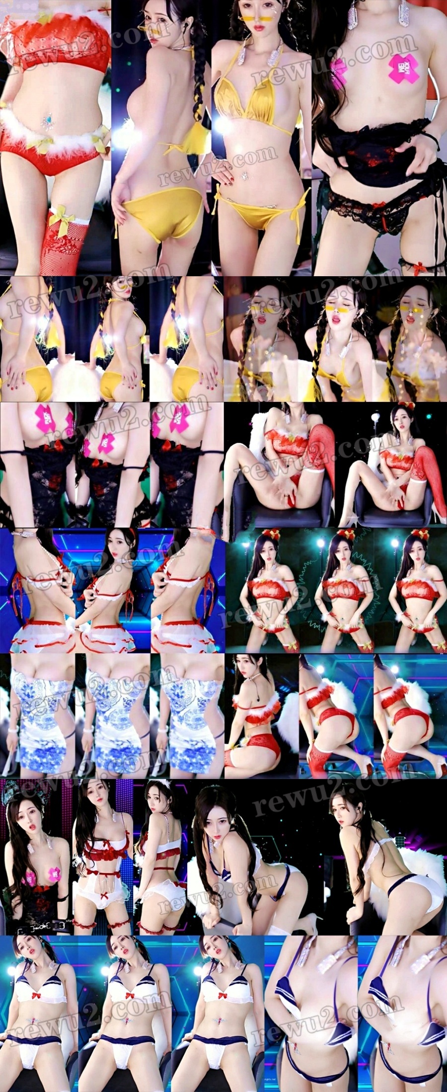 【虎牙主播】朴允星 大尺定制跳舞 汝贴半球 露内丁字！(7V1.92G25分)-优质作品-漫拍社